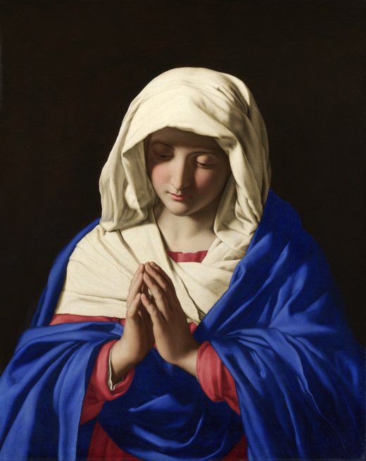 La Virgen en oración, Sassoferrato